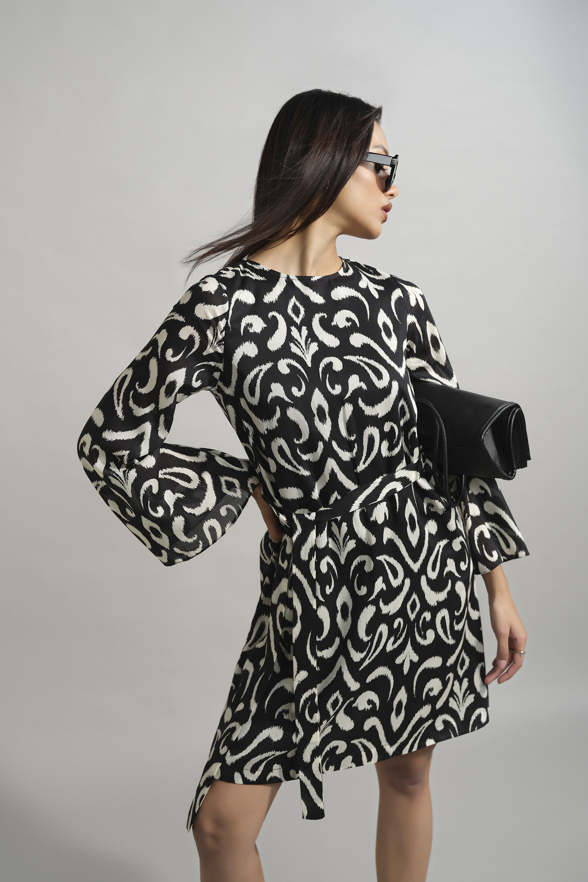 Illusory Dress, Black, image 4